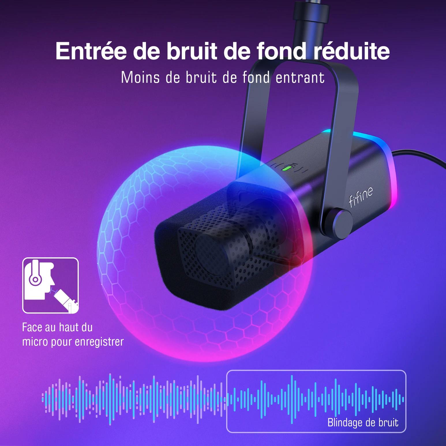 Kit de microphone de jeu XLR/USB