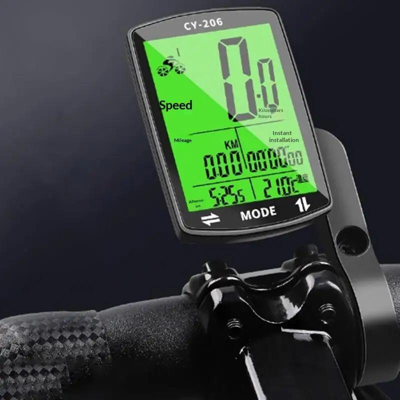 Compteur de vitesse GPS pour vélo, ordinateur de vélo, compteur de vitesse GPS étanche, odomètre de vélo 2,4 pouces