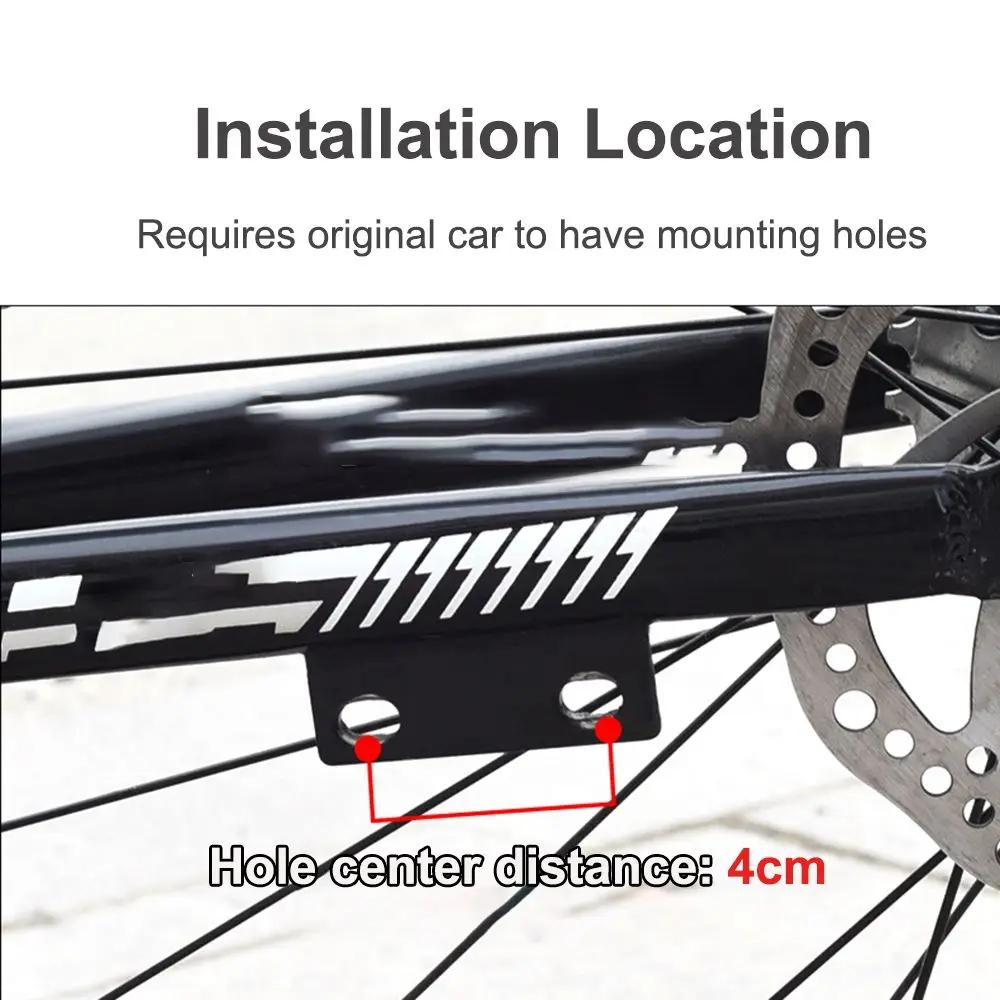 Béquille de vélo de route antidérapante noire pour vélo de montagne