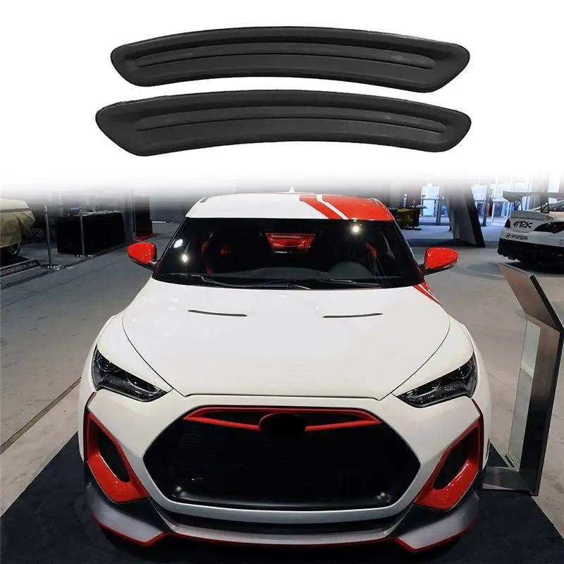 1 paire de garnitures de capot avant de voiture, garnitures de sortie d'air pour Veloster 2011-2017 863502V000 863602V000