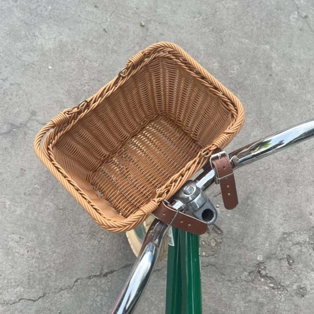 Mir de vélo en rotin tissé à la main pour enfants et adultes