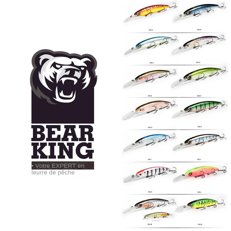 Bearking 130mm 28.6g qualité professionnelle leurres de pêche appât dur plongée 2.5-3m