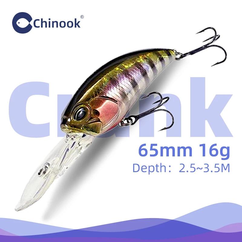 Leurre de pêche au basse CHINOOK Crankbait 87MM 16G