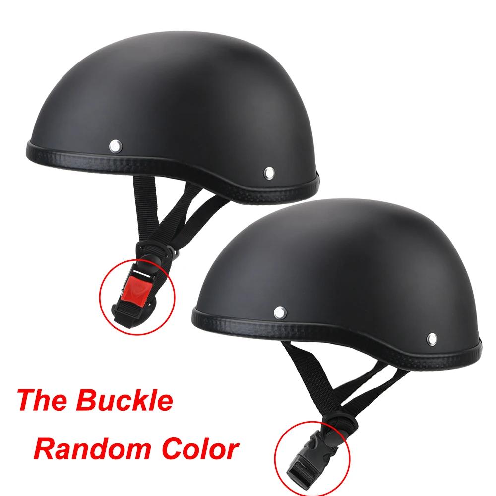 Casque de moto unisexe, protection de sécurité pour cyclisme, demi-visage, rétro, Vintage, ultraléger, accessoires de moto à la mode