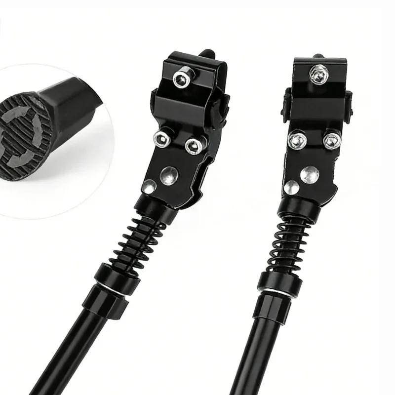 Béquille de vélo réglable multi-modes pour VTT – Support latéral arrière solide et fiable – Accessoire de cyclisme essentiel