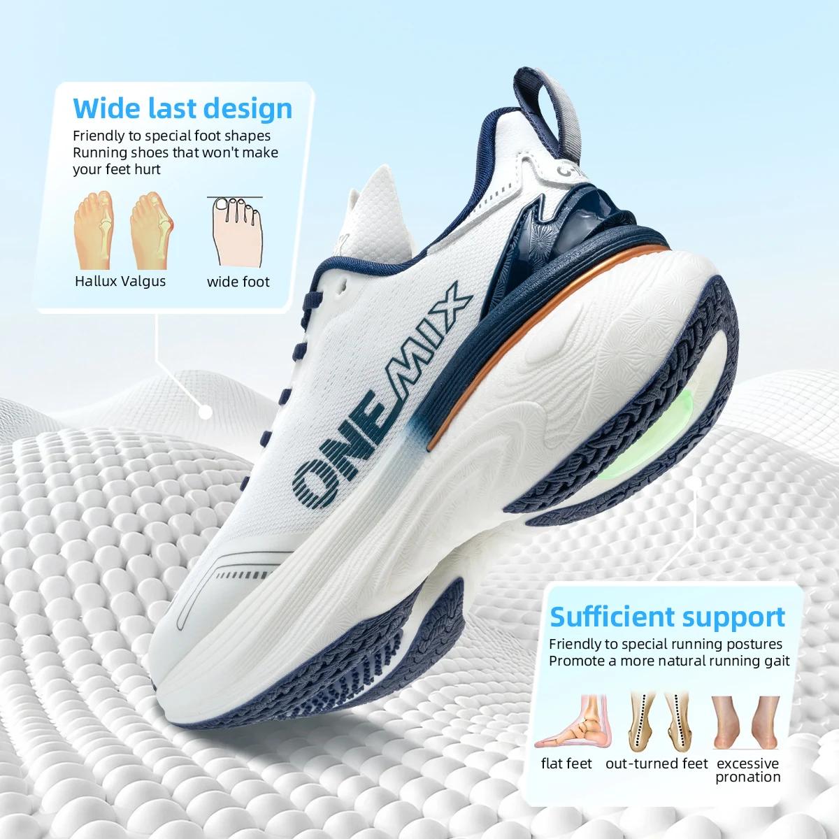 Chaussures de course ONEMIX 2026 pour femmes et hommes - Baskets légères et résistantes pour jogging et fitness