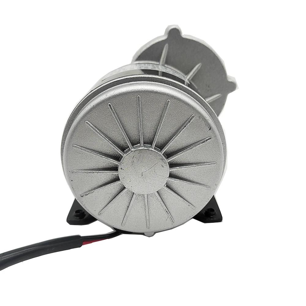 Moteur à courant continu pour vélo électrique, moteur à balais à engrenages, vélo et scooter, 24V, 350W