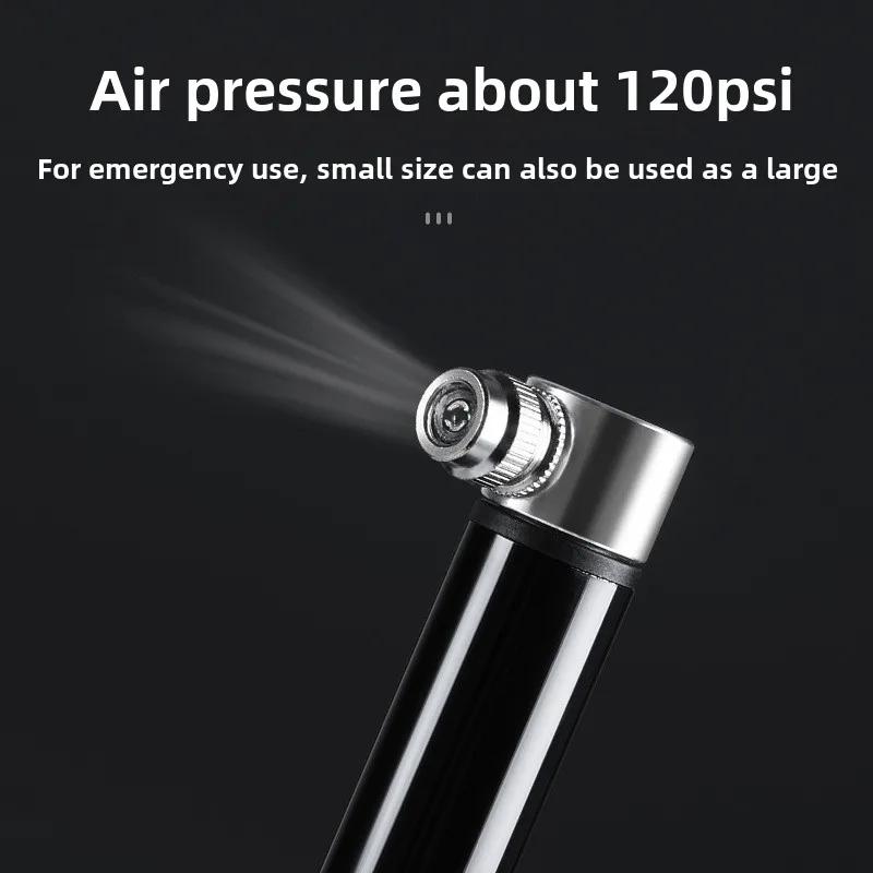 Mini pompe à vélo Portable en alliage d'aluminium