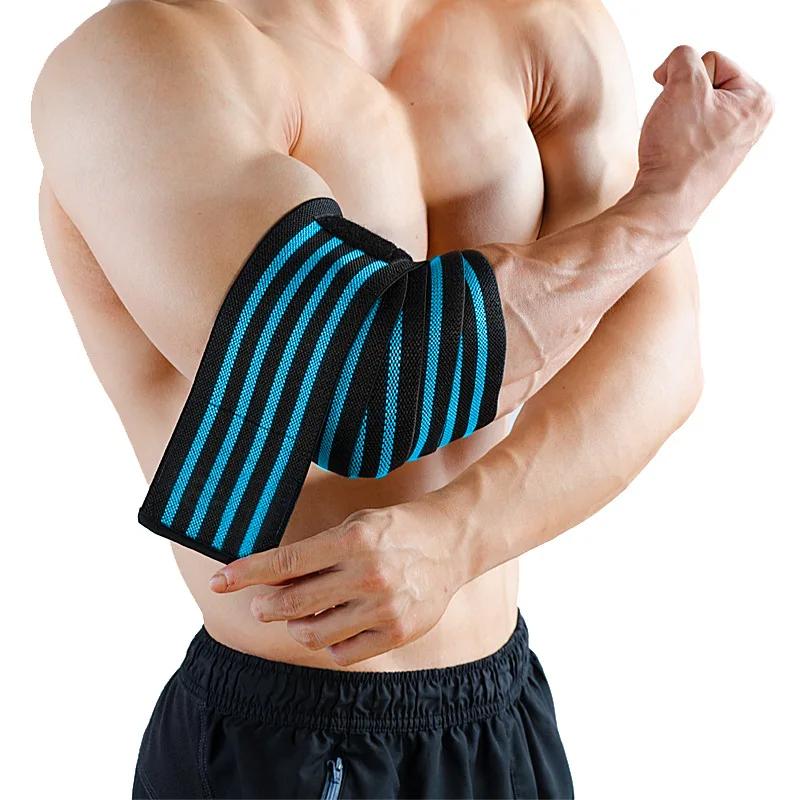 1 pièce Sangles élastiques réglables pour le coude, pour la musculation, le fitness, la gym, l'entraînement, support et protection des coudes