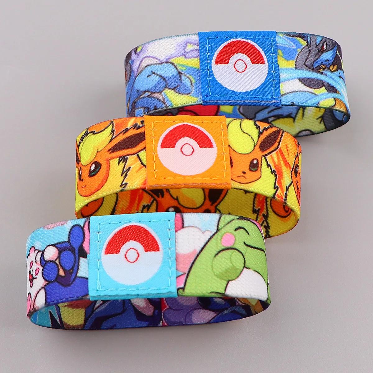 Bracelet élastique de sport, support de poignet en polyester, étiquette tissée par sublimation, bracelet élastique de dessin animé, vente chaude