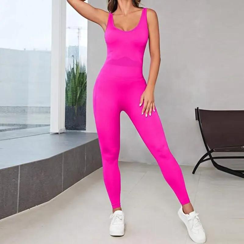 Combinaison de batterie pour femmes col bas taille haute barboteuse décontractée jogging coupe ajustée tissu respirant modernité silhouette élégance détente activité sportive