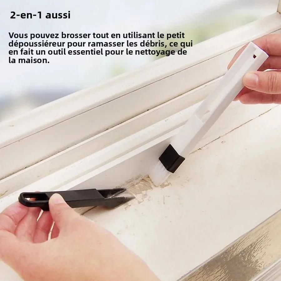 Brosse de nettoyage Portable deux