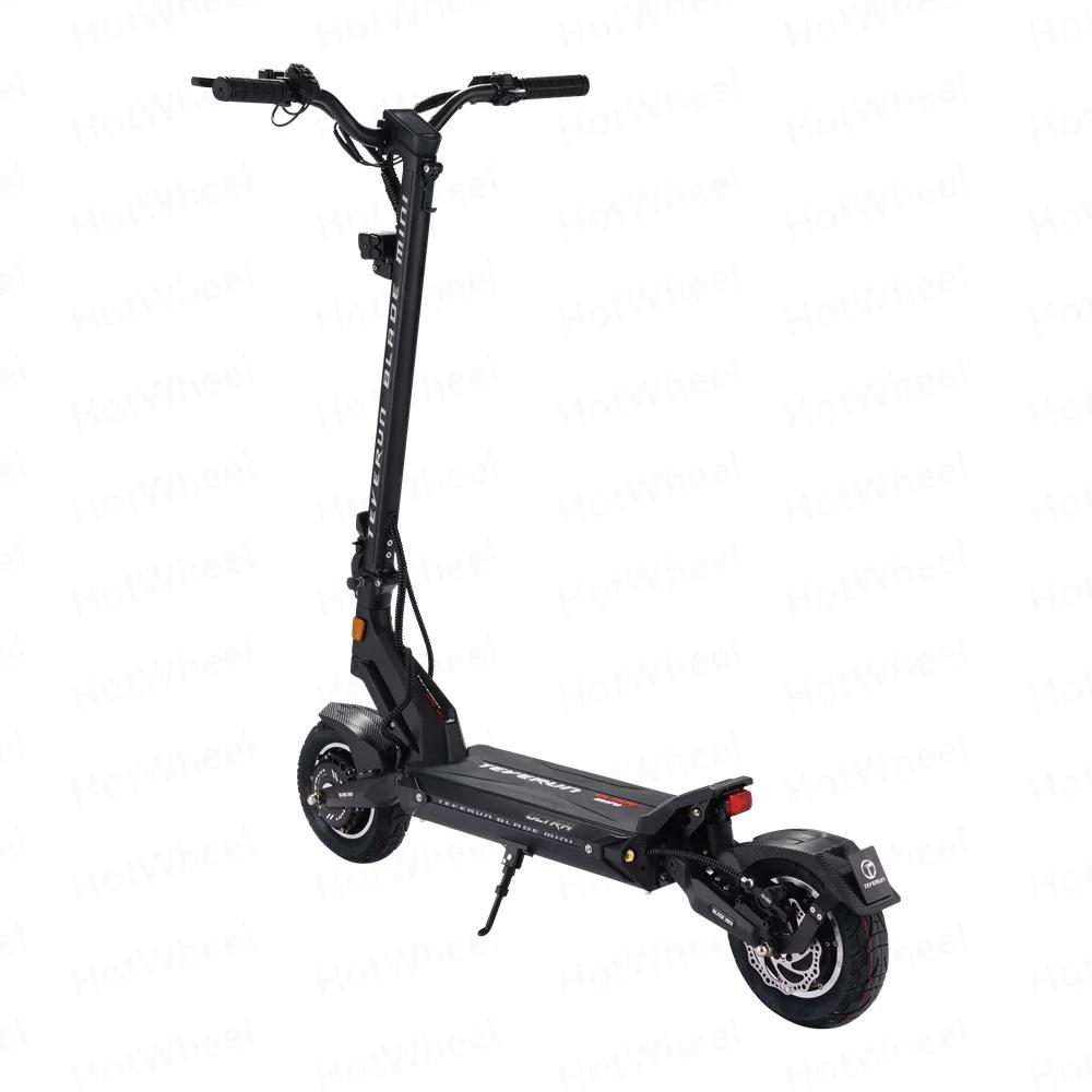 TEVERUN lame MINI Ultra V4 1000W * 2 moteur 60V 27Ah batterie écran LCD avec clé à distance 10 pouces gamme Tubeless 100km Scooter