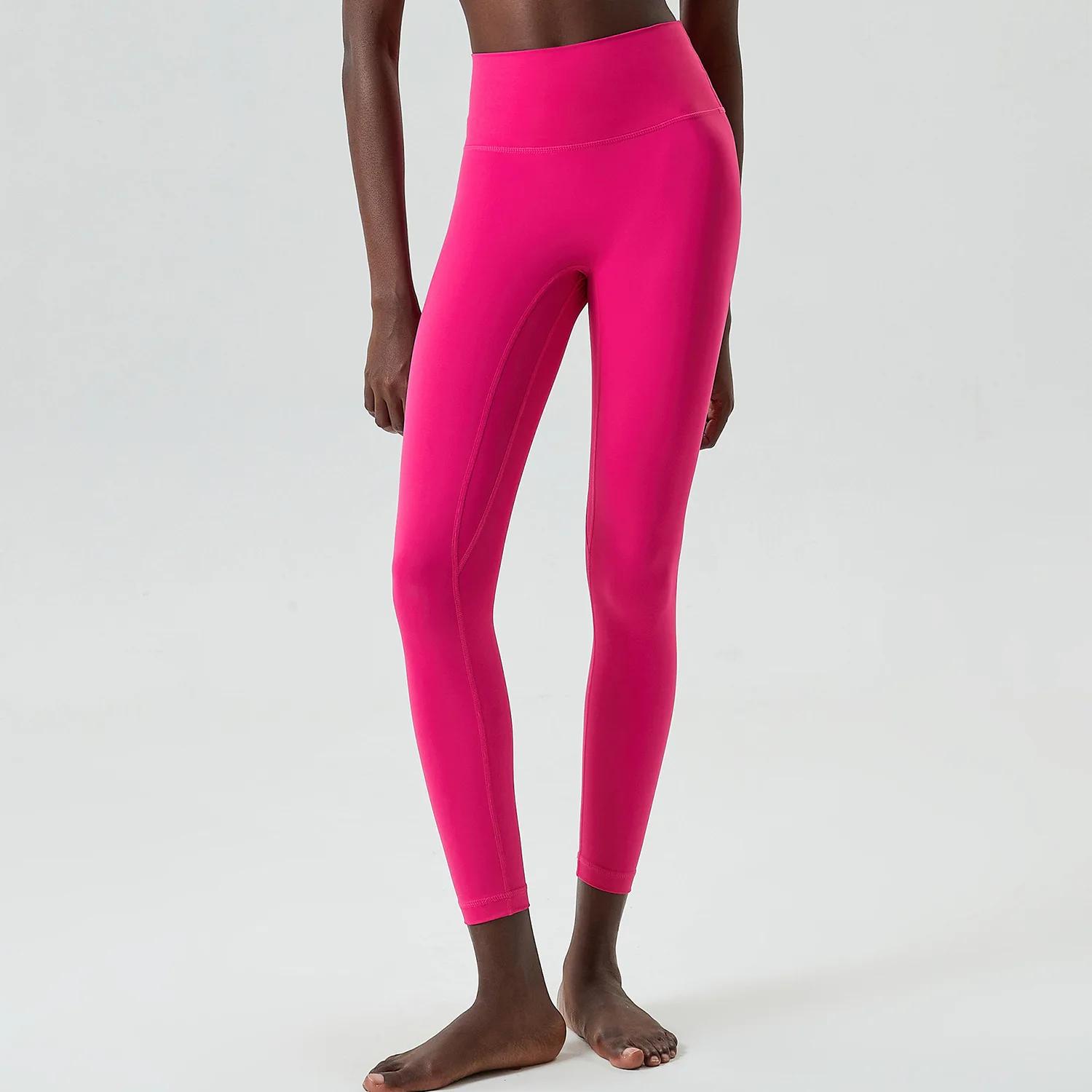 Pantalon de yoga extensible pour femmes 25 pouces - Leggings sport taille haute course