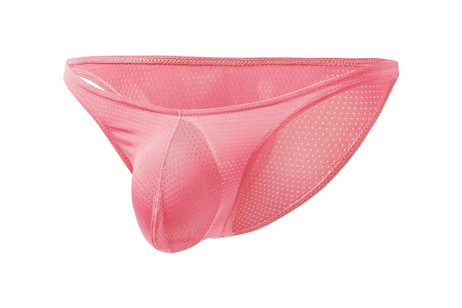 Sous-vêtements Sexy pour hommes taille basse cuecas maille respirant sissy boxeurs et slips calzoncillos de bikini para hombre ropa intérieur