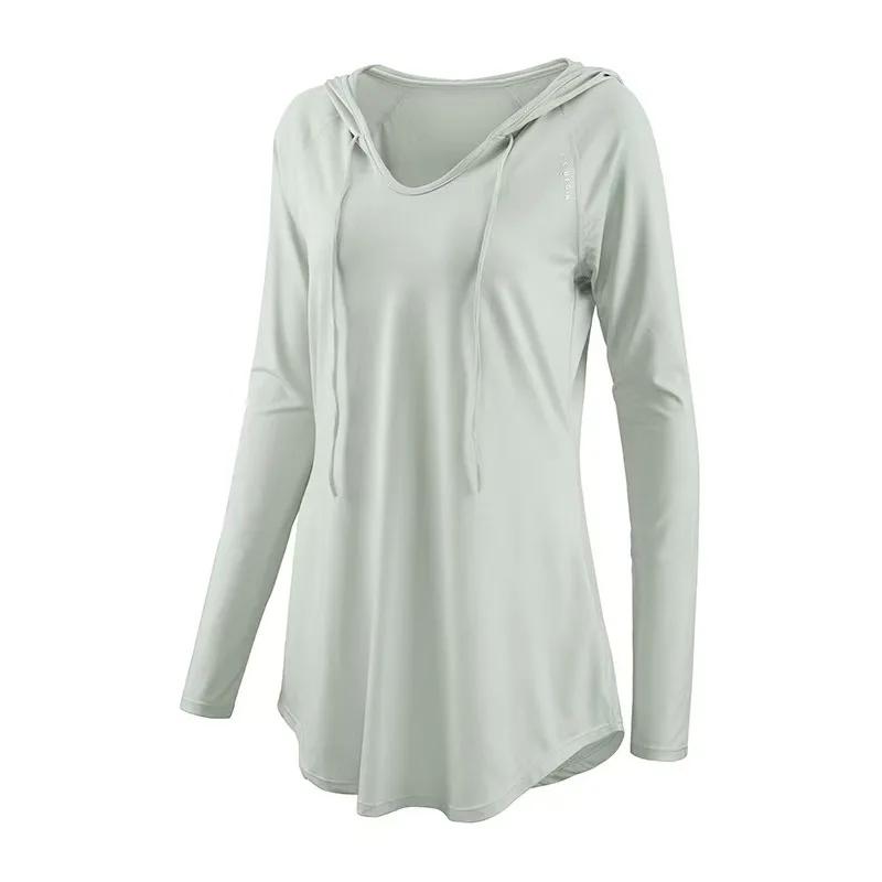Chemise de sport décontractée à manches longues pour femmes