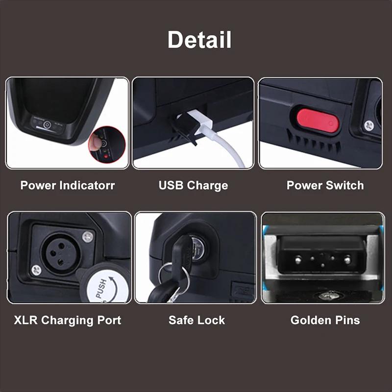 Batterie de vélo électrique 72V 3000W 60Ah
