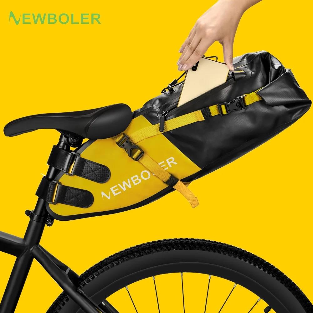NEWBOLER sac de vélo étanche 13L grande capacité sac de selle