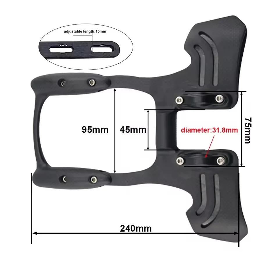 Aero Bars Guidon de vélo de triathlon 31