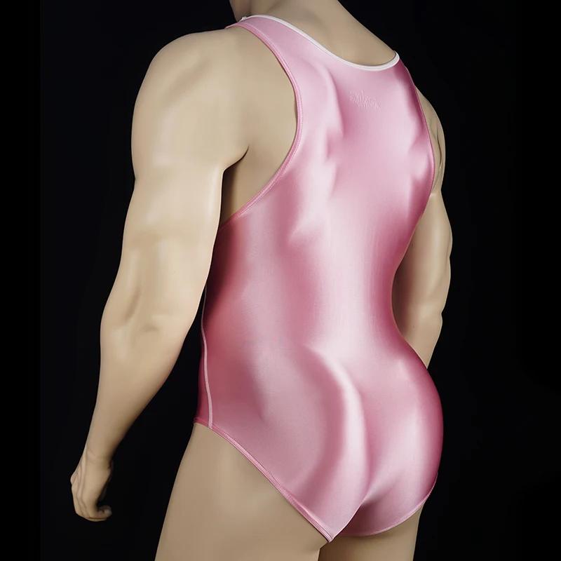 Maillot de bain une pièce brillant sexy pour compétition natation fitness élasticité optimale