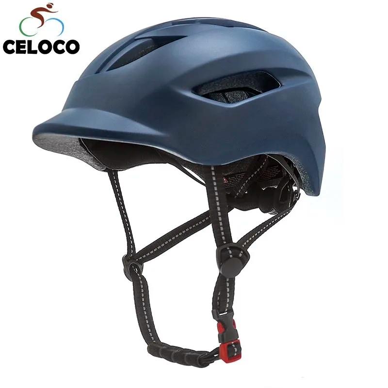 Casque de vélo moulé avec feu arrière