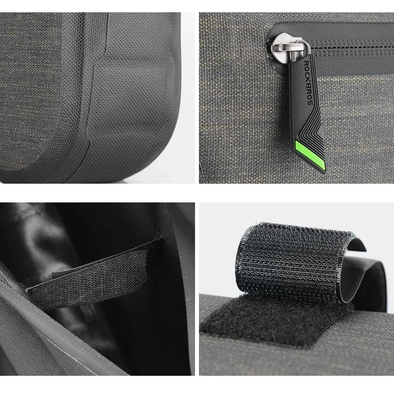 Sac triangulaire de vélo portable