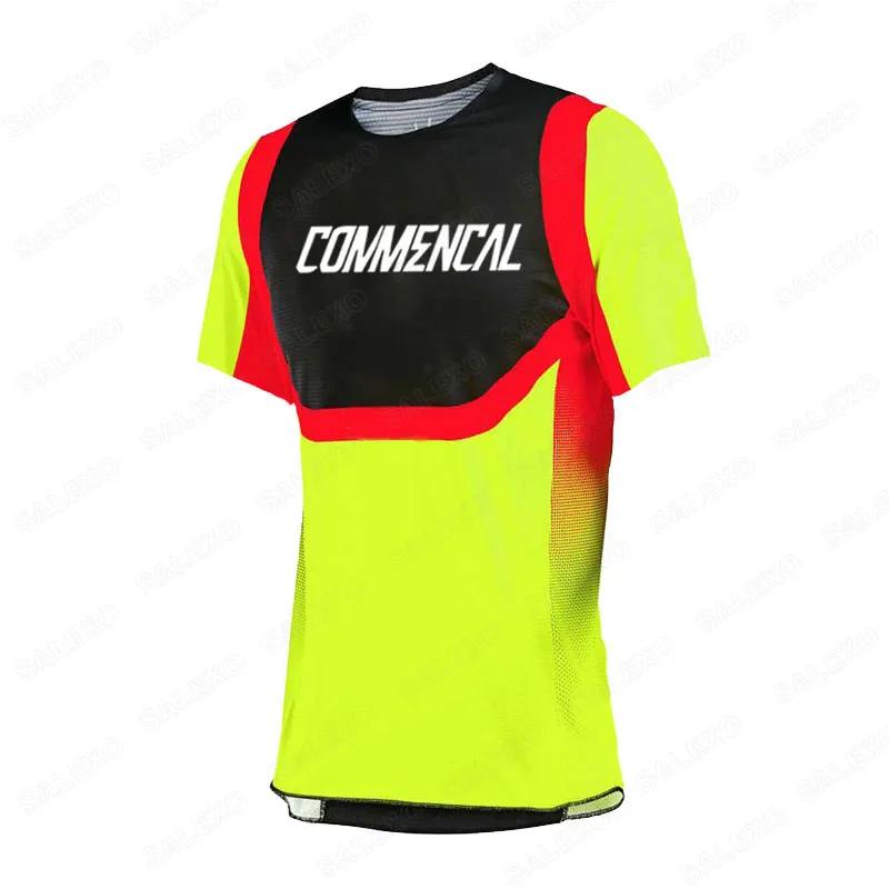 2024 hommes à manches courtes descente maillots vtt VTT chemises tout-terrain DH moto maillot été Motocross Commencal Ci