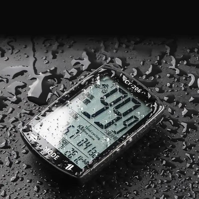 Compteur de vitesse GPS pour vélo, ordinateur de vélo, compteur de vitesse GPS étanche, odomètre de vélo 2,4 pouces ▪
