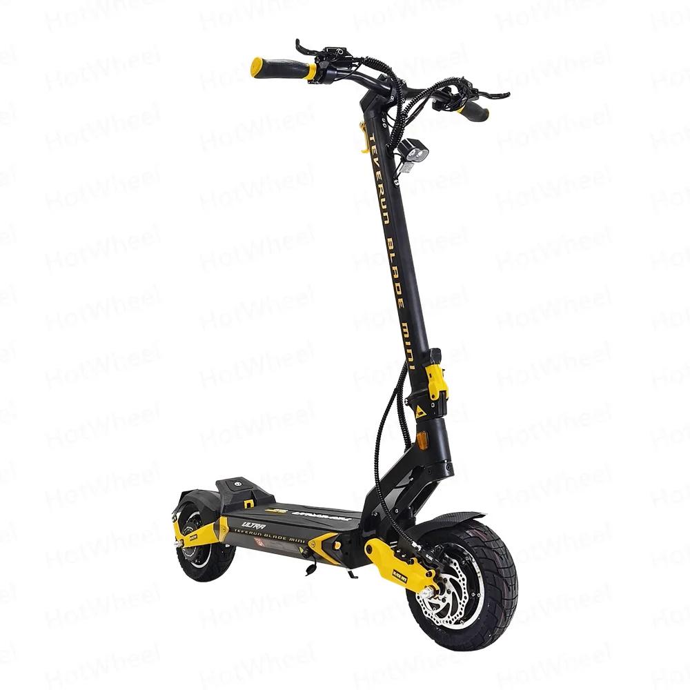 TEVERUN lame MINI Ultra V4 1000W * 2 moteur 60V 27Ah batterie écran LCD avec clé à distance 10 pouces gamme Tubeless 100km Scooter