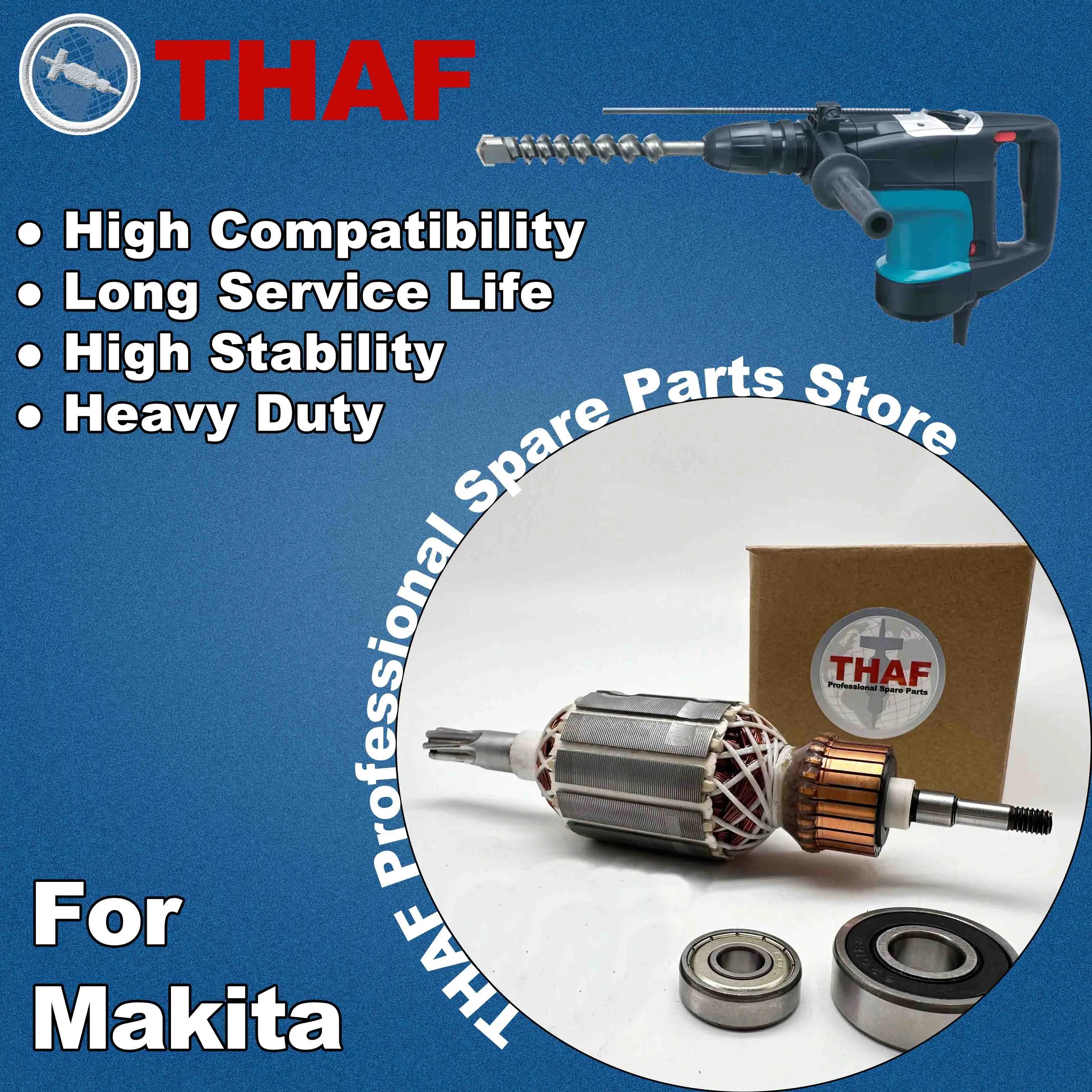 AC 220V 240V HR4001 HR4001C HR4010C Induit Rotor pour MAKITA HR4011C HR4001CX Marteau Perforateur Pièces de rechange Per