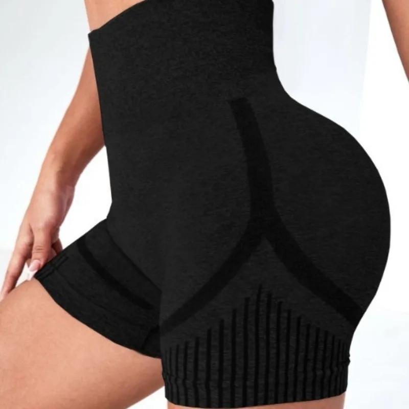 Shorts de yoga pour femmes, sous-vêtements de yoga, sans couture, haute élasticité, taille haute, séchage rapide, décontractés, sportifs