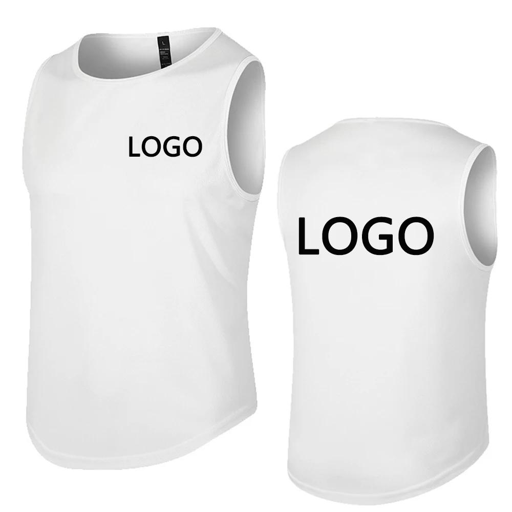 Gilets de sport pour hommes, personnalisez votre numéro et votre logo, uniformes d'équipe, hauts sweat-shirt légers respirants et évacuant la transpiration