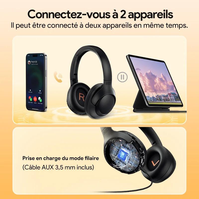 Casque sans fil hybride H3 ANC