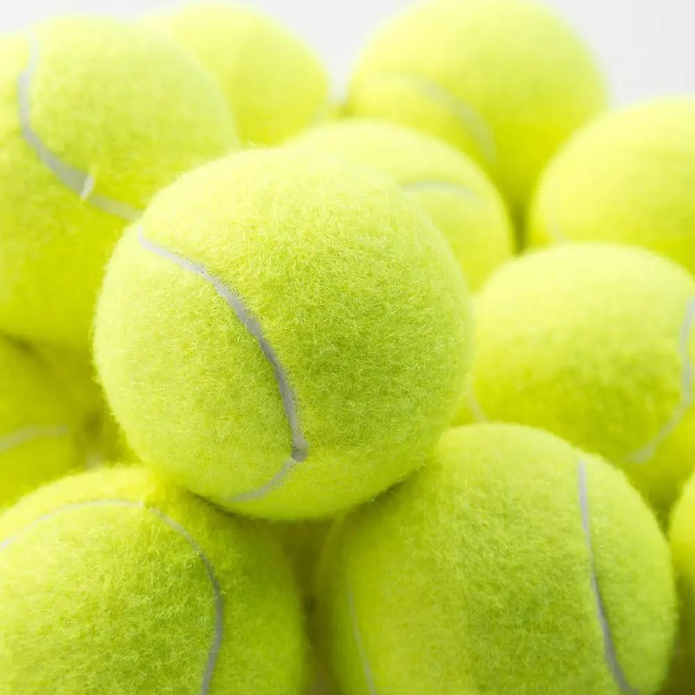 Balle de tennis en fibre de caoutchouc