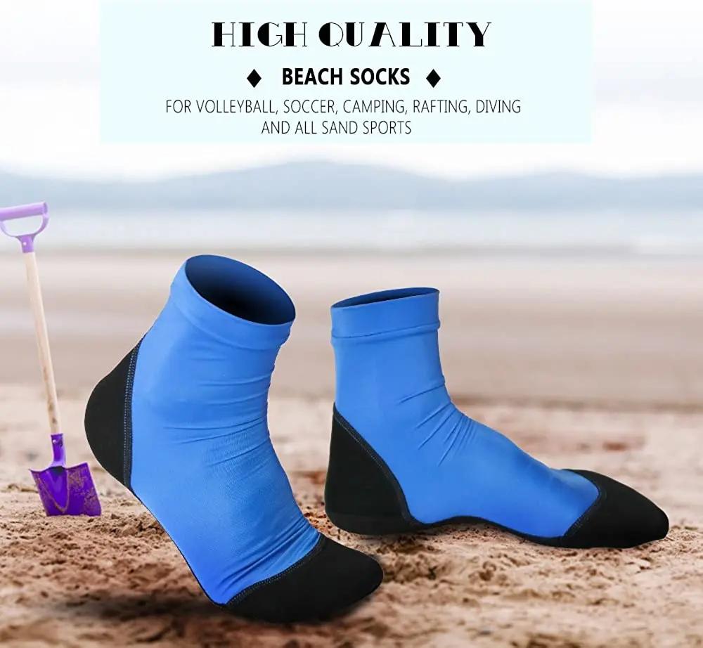 Chaussettes à ailerons en néoprène pour sable
