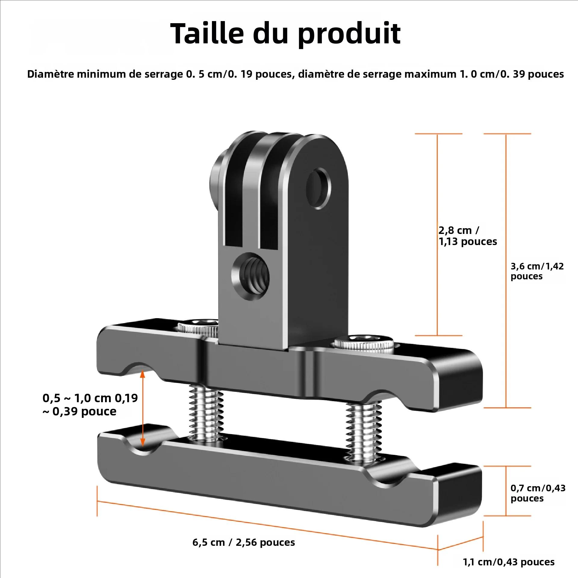 Kit de fixation pour accessoires de vélo Insta360 x5 x4 x3