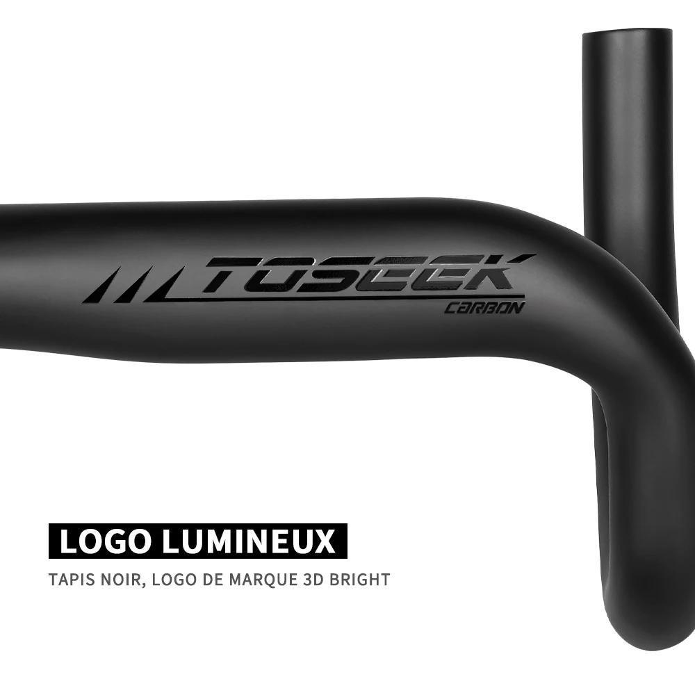 TOSEEK – guidon en carbone pour vélo de route