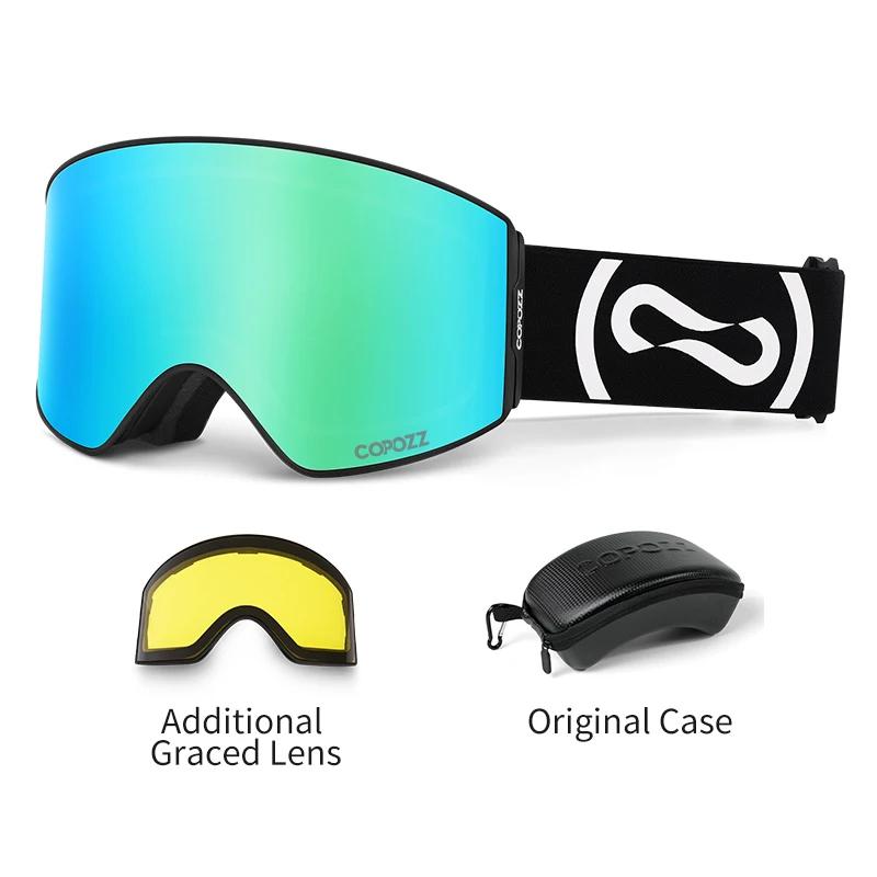 COPOZZ lunettes de Ski professionnelles magnétiques Protection UV400