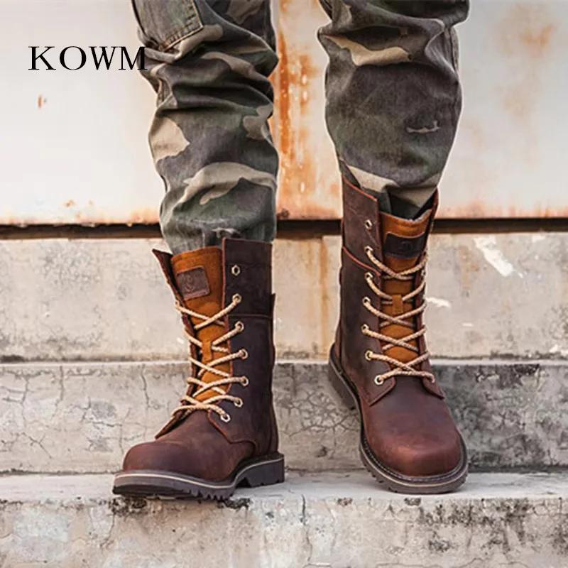 Bottes de randonnée cuir homme imperméables : pour moto