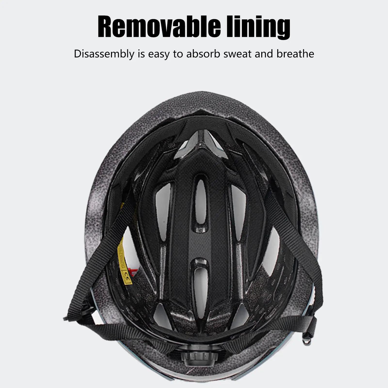 Casque de vélo casque de cyclisme intégré casque de sécurité unisexe protecteur tête de cyclisme équipement de cyclisme respirant