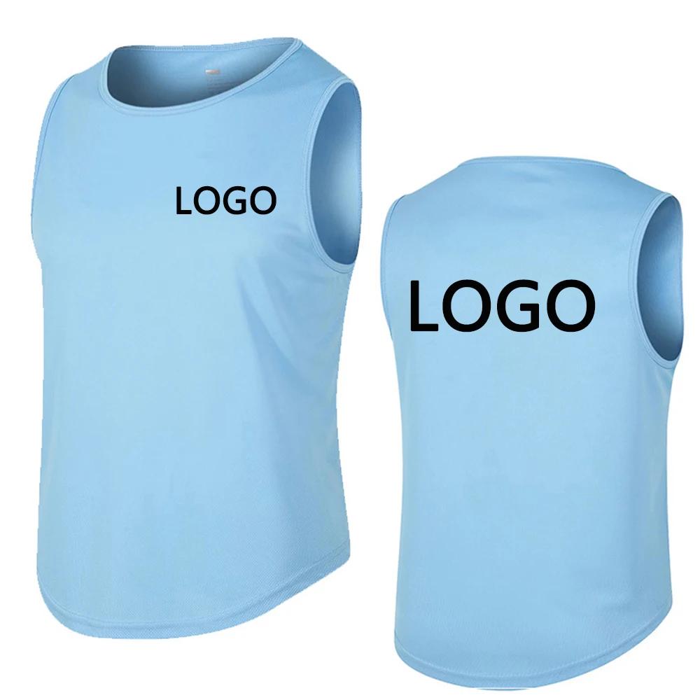 Gilets de sport pour hommes, personnalisez votre numéro et votre logo, uniformes d'équipe, hauts sweat-shirt légers respirants et évacuant la transpiration