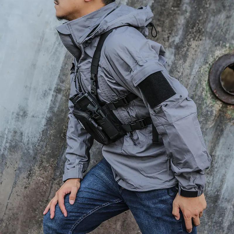 Levez songear-Veste coupe-vent de protection PCU pour homme