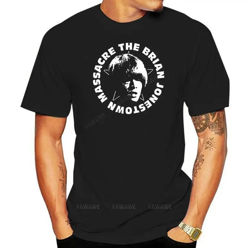 Marque T-Shirt pour homme Brian Jonestown Massacre Tour Logo nouveau personnalisé hommes noir coton