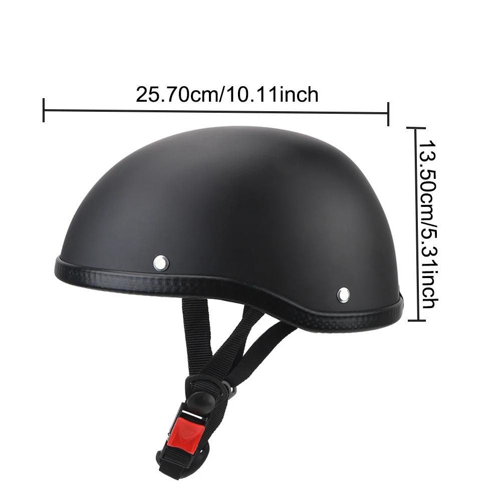 Casque de moto unisexe, protection de sécurité pour cyclisme, demi-visage, rétro, Vintage, ultraléger, accessoires de moto à la mode