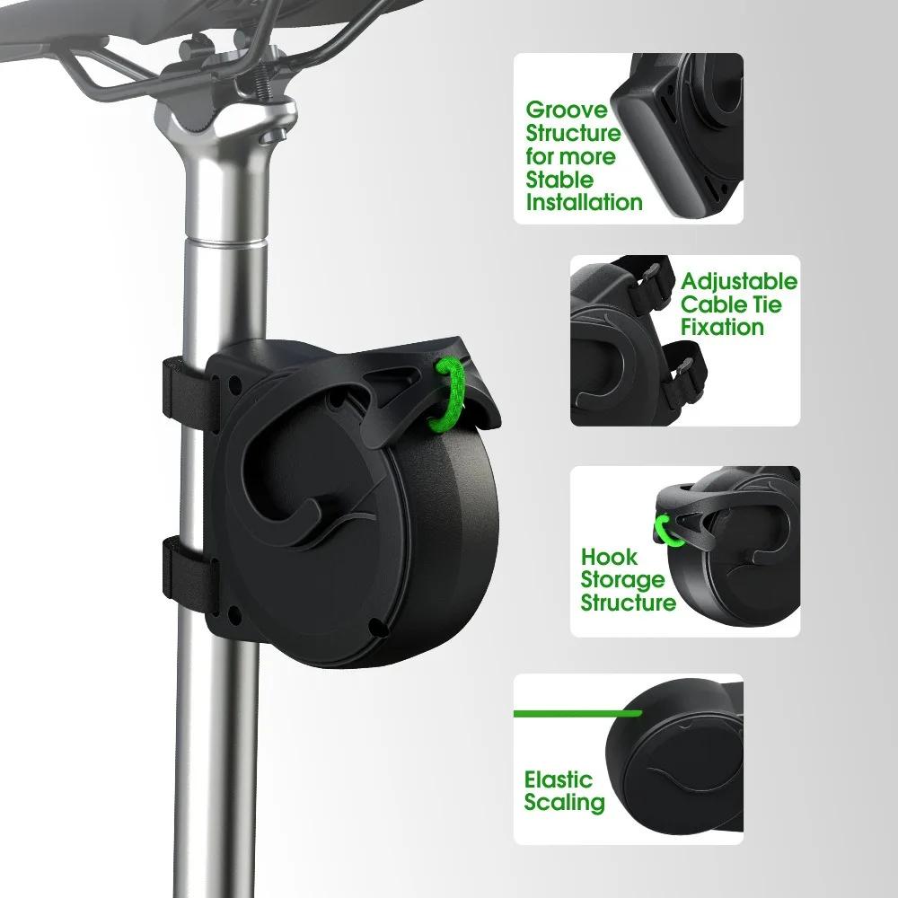 Corde de traction rétractable et flexible pour vélo de montagne