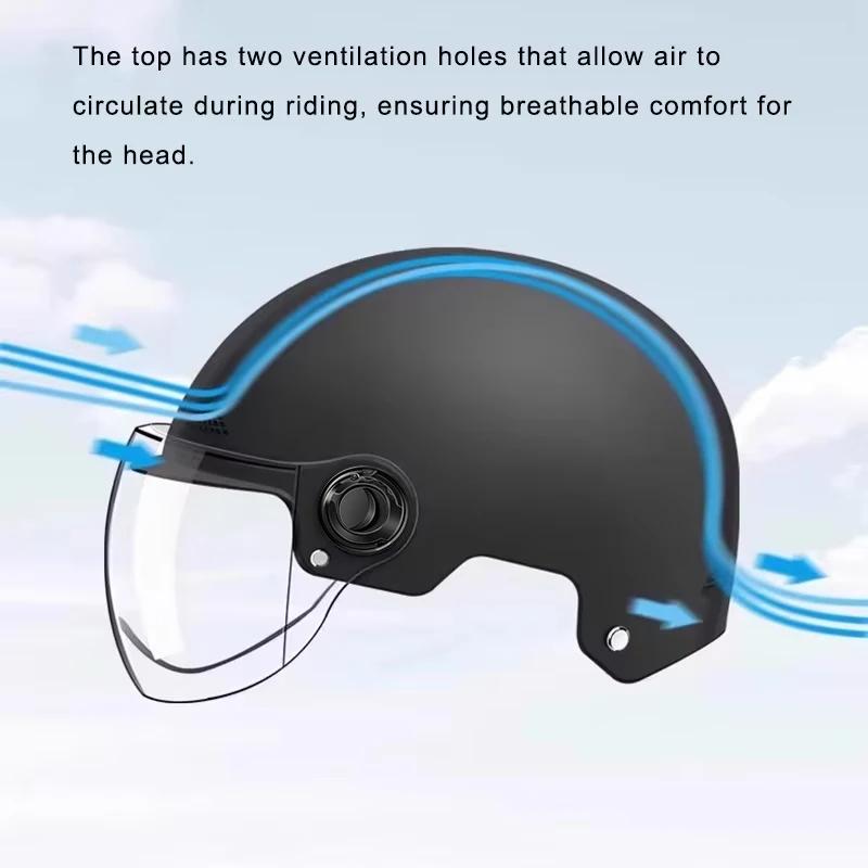 Casque de moto pour hommes femmes classique rétro Scooter Vintage demi-casque ultraléger cyclisme vtt vélo vélo moto casques