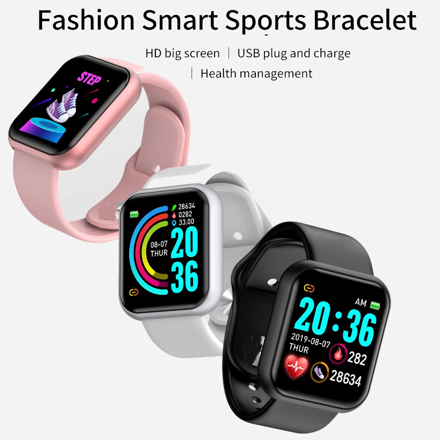 Montre-bracelet connectée pour hommes et femmes, Bluetooth, téléphone connecté, lecteur, musique, fitness, sport, moniteur de sommeil, montres numériques