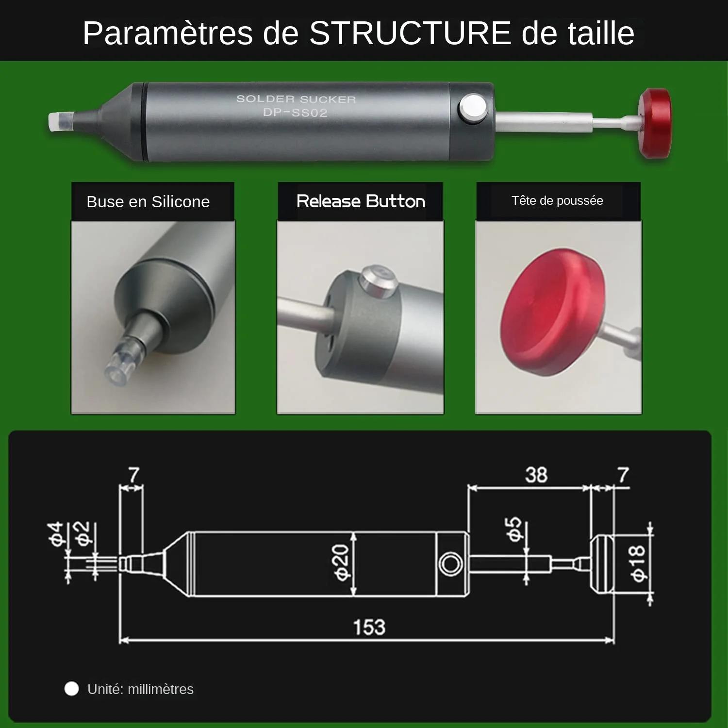 Ventouse à souder fer