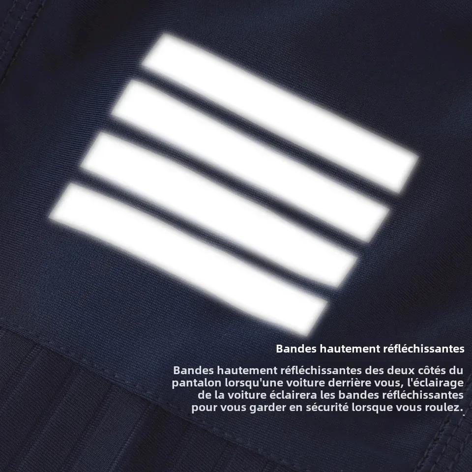 KEMALOCE hommes pantalons de cyclisme été et automne séchage rapide bleu/noir/gris Gel Pad vtt vélo bavoir pantalon haut