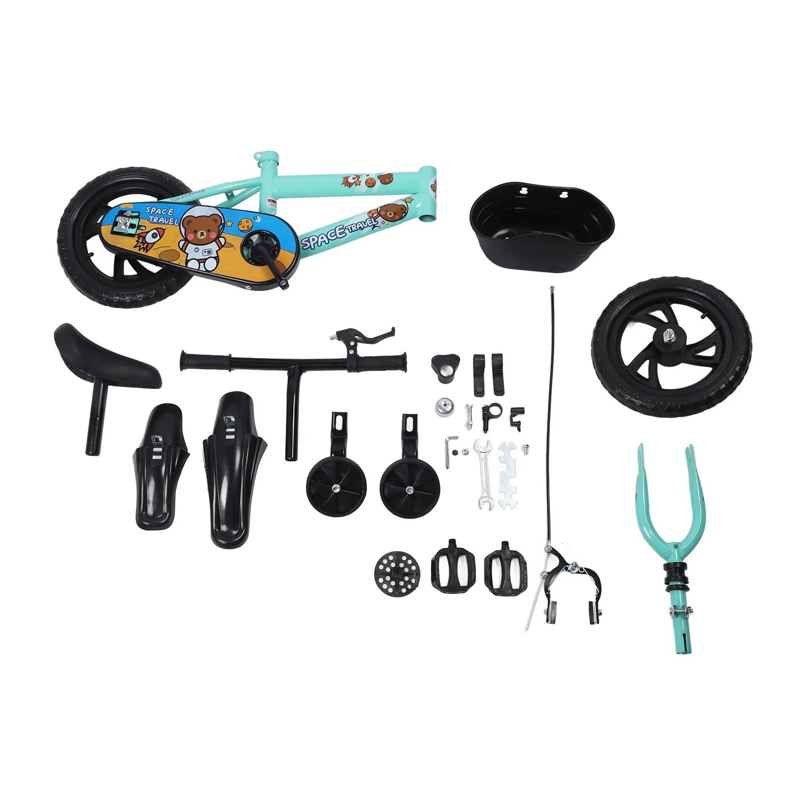 Vélo pour enfants de 12 pouces, équitation Stable, cadre en acier à haute teneur en carbone, vélo pour bébé avec roues d'entraînement pour enfants de 2 à 6 ans